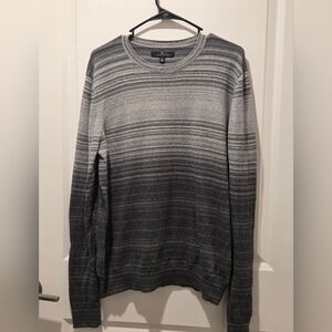 Marc Anthony Men's Gray Crewneck Sweater Cotton/Cashmere/Merino